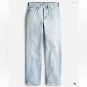 J. Crew High-rise '90s classic straight-fit Jean